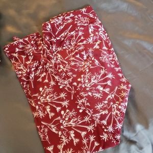 Botanical print leggings
